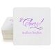 Elegant Cheers Square Coasters Image 3 of 6